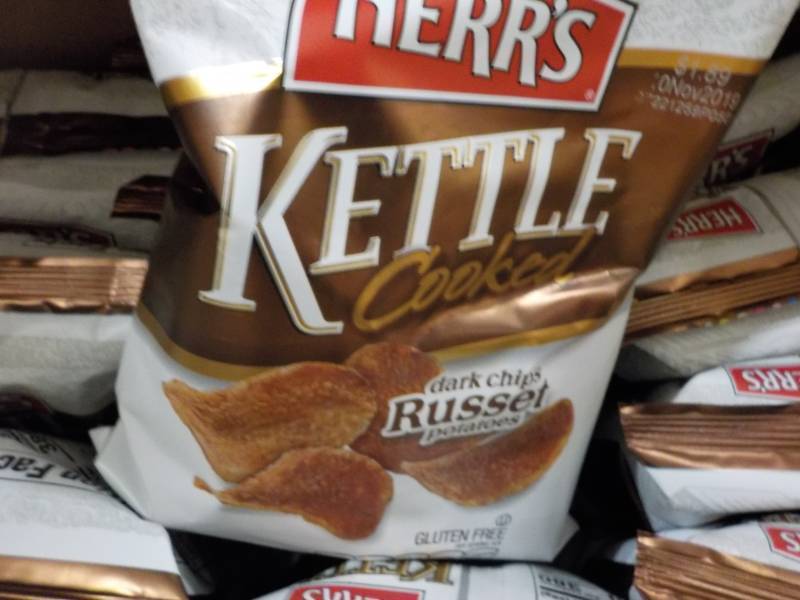 Herrs Dark Russet Potato Chips (Dated 11-10-19)