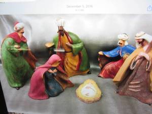 NIB 6 pc Nativity Set...