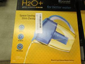 NIB Brondell H2O 6-Cup Water Filtr...