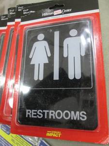 12 Hillman Sign Center Restroom Sig...