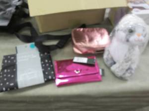 Fold Up Carry all, Plush Cat, Clutc...