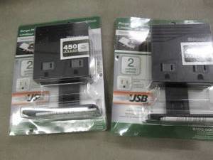 2 each 2Outlet Surge protector with...