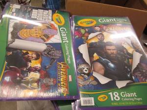 5 pks Marvel Giant Coloring Pages 1...