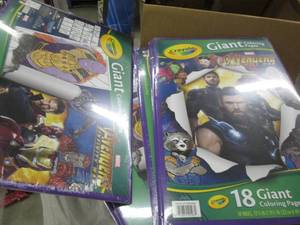 5 pks Marvel Giant Coloring Pages 1...
