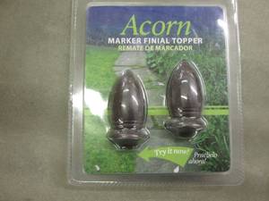 15 - 2pk Acorn Marker Finial Topper...
