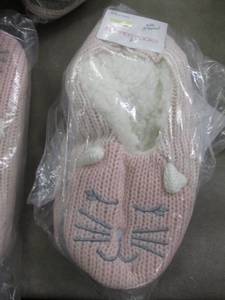 7 pr Ladies SM Knit SlipperSocks w...