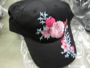 6 Capelli New York Black Ladies Cap...