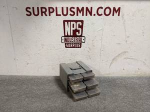 lot 66 image: Parts Cabinet w Tooling, Precision Drill Bits and More (Loc. S45)