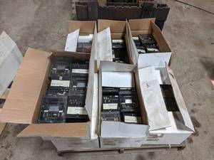 lot 6 image: Pallet Lot of 36 GE Overcurrent Relays IFC 77B1A