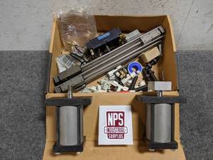 lot 143 image: Pneumatic Cylinders, Slides, and Parts (Loc. S39)