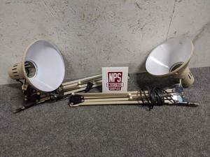 lot 171 image: (2) Articulating Work  Desk Lamps (Loc. S40)
