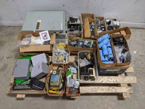 lot 187 image: Pallet of Electrical Parts and More