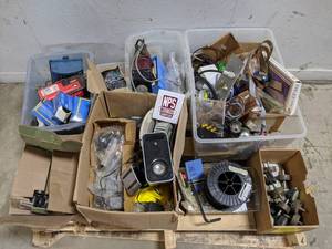 lot 188 image: Pallet of Electrical Parts and More