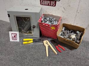 lot 106 image: Electrical Enclosure - Conduit Clamps and More (Loc. S35)