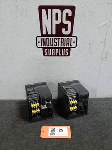 lot 25 image: (2) Siemens Micromaster Vector Controllers (Loc. S46)
