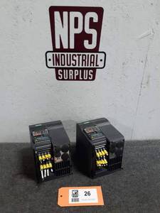 lot 26 image: (2) Siemens Micromaster Vector Controllers (Loc. S46)