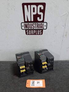 lot 31 image: (2) Siemens Micromaster Vector Controllers (Loc. S46)