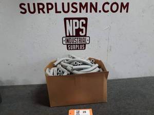 lot 28 image: Lot of 100 Cantex 34 Conduit 90° Elbows (Loc. S37)