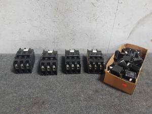 lot 36 image: Lot of Heinemann 3-Pole Circuit Breakers and Potter Brumfield Marine Breakers (Loc. S47)