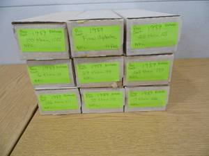 lot 13 image: 9 Boxes of NFL Cards