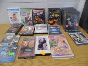 lot 51 image: DVDs - Bluray - CDs - VHS