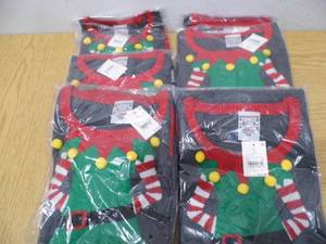 lot 57 image: Christmas Sweaters