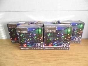 lot 63 image: Lot of 5 - 300 Count LED Lights
