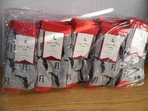 lot 65 image: Lot of 30 Pair State Socks