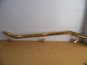 lot 80 image: Brass Railing from Ground Round