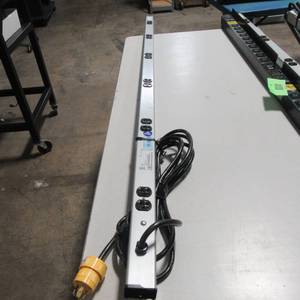 lot 63 image: 12 Outlet Power Strip  Great for Workshop or craft area. extra power where you need it