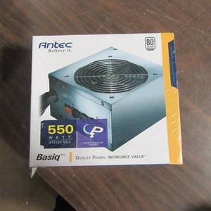 lot 71 image: Computer Power Supply New Sealed Model BP550 Plus