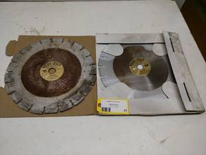 lot 23 image: (2) 14 Diamond Saw Blades...
