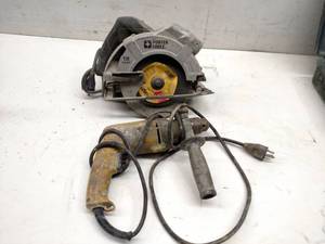 lot 34 image: Circular Saw & Drill, Works...