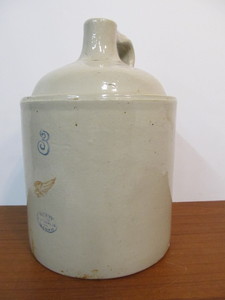 lot 27 image: 3 Gallon RED WING Stoneware Jug