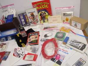 lot 49 image: Large Lot of Assorted Magic Tricks Props etc