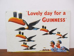 lot 115 image: Metal GUINNESS Beer Sign