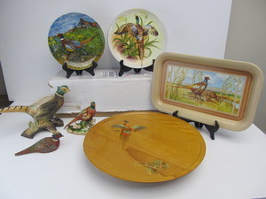 lot 208 image: Lot of PHEASANT Decor