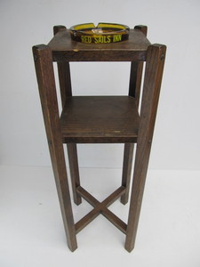 lot 210 image: Vintage Wooden Smoking Stand