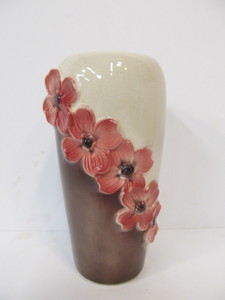 lot 249 image: Vintage ROYAL COPLEY Floral Art Pottery Vase