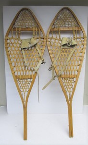 lot 281 image: Pair of Vintage 42 Snowshoes