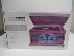 lot 199 image: New In Box CROSLEY Stereo Turntable