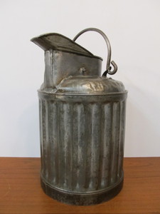 lot 298 image: Antique HBM Co Steel Dairy Milk Jug