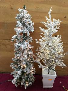 Two 5 Ft. Christmas Trees