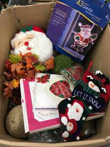 Box Of Christmas Decor