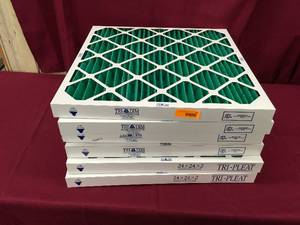 6 24 X 24 X 2 Tri- Pleat Air Filters