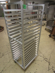 lot 208 image: STAINLESS STEEL PAN RACKS