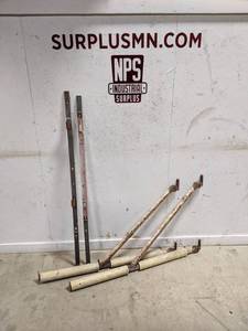 lot 4 image: Wall Mount Material Rollers 38 Wide