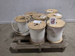 lot 15 image: (7) Spools Amphenol T-660V CATV Wire