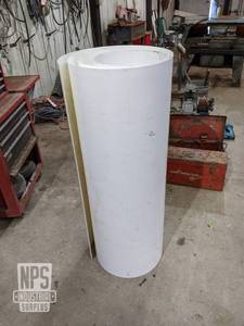lot 66 image: Rolls of 18 Thick Plastic Sheets