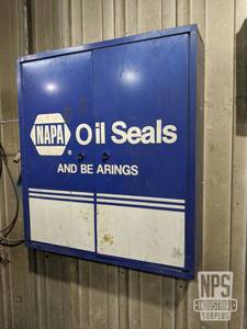 lot 83 image: NAPA Wall Cabinet w Contents